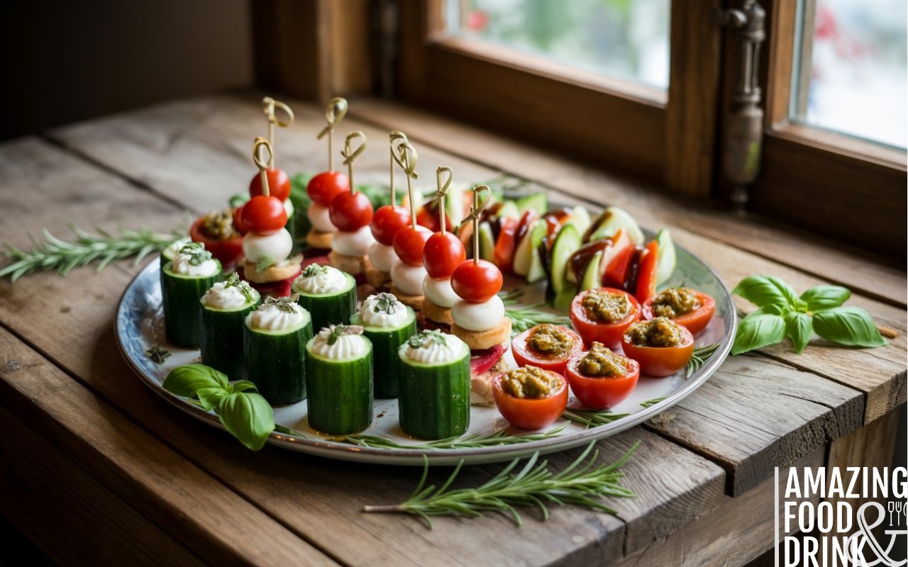 10 Refreshing Cold Vegetarian Appetisers for Every Party