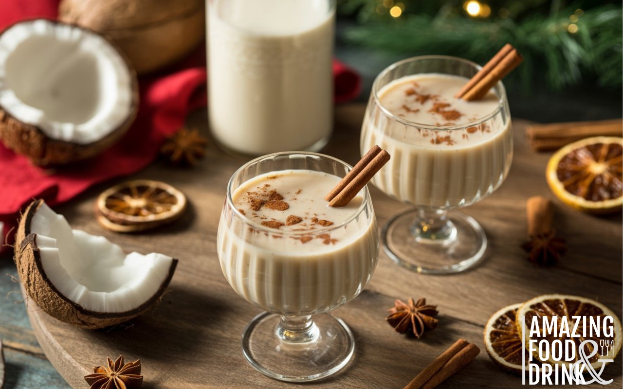 Dairy-Free Coquito Recipe (Vegan Puerto Rican Holiday Drink)